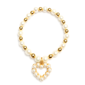 Pearl Heart Bracelet