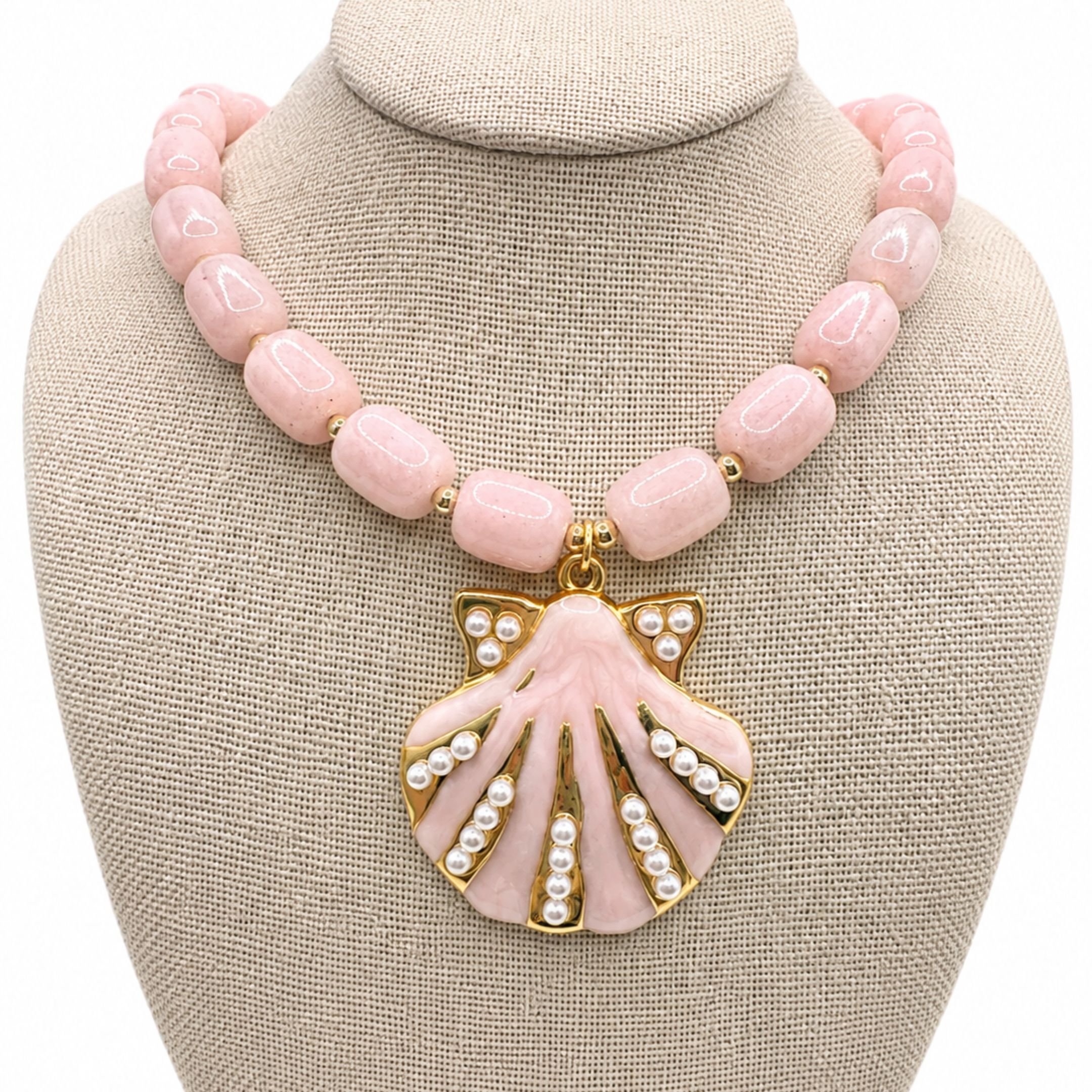 Pink Shell Necklace