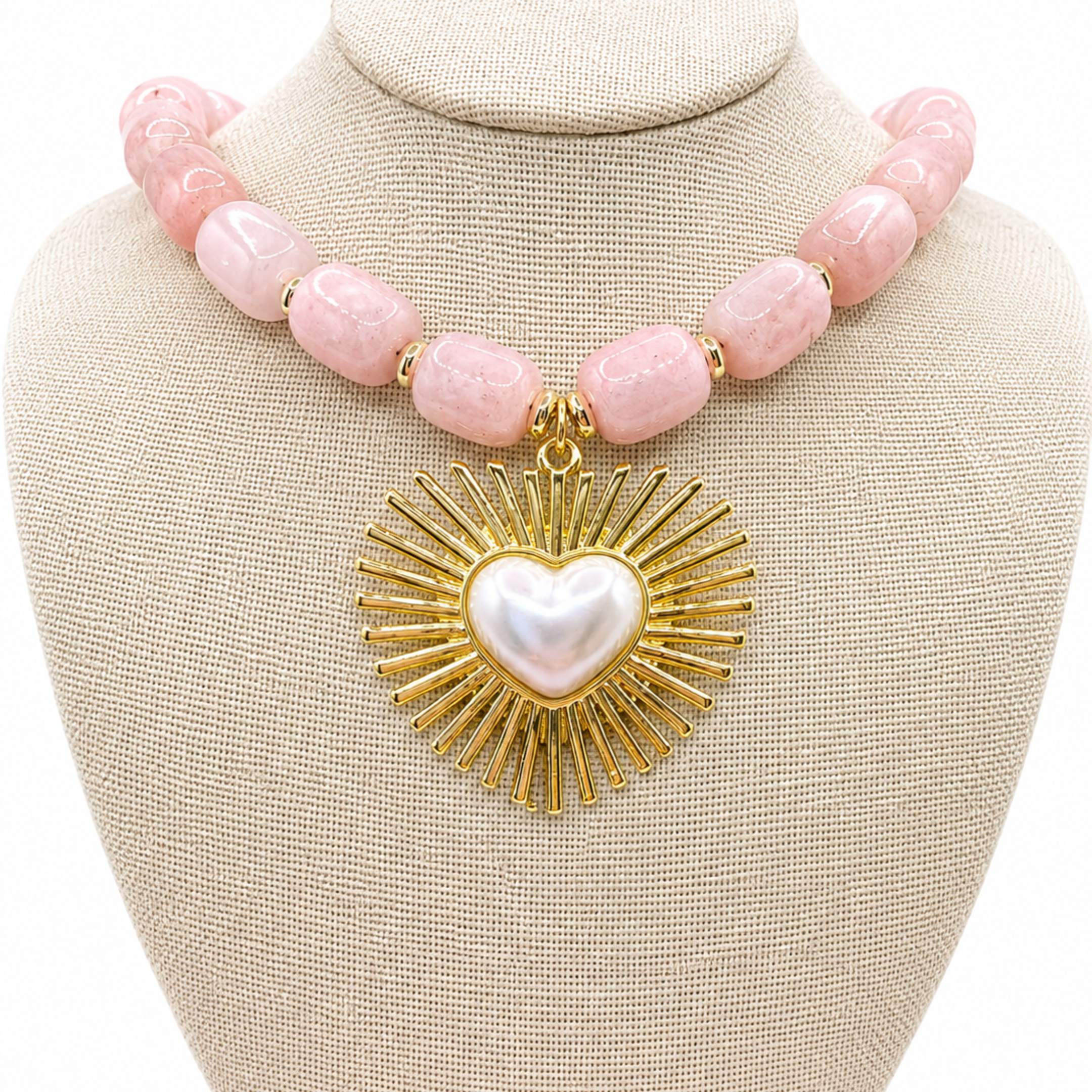 Rose Heart Necklace