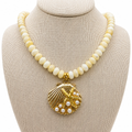 Golden Seashell Necklace