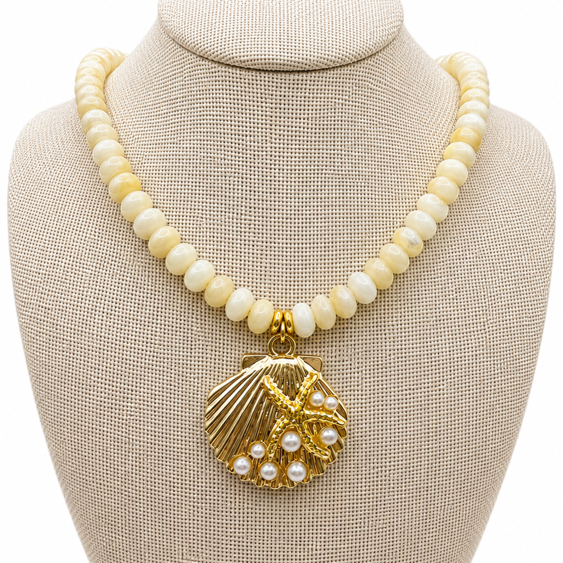 Golden Seashell Necklace